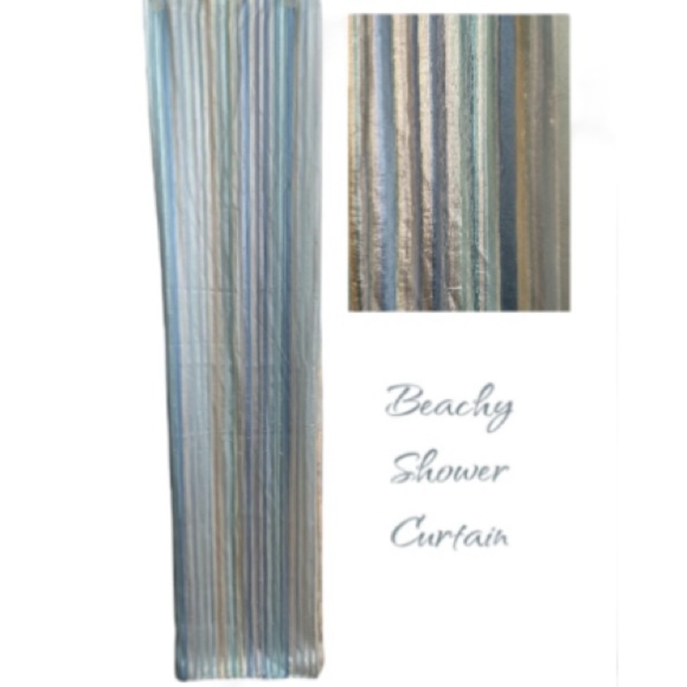 Gorgeous Breezy Shower Curtain - Perfect for a Beachy Look